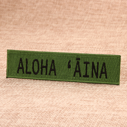 Aloha Custom Embroidered Iron On Patches