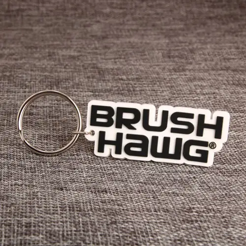 Brush Hawg PVC Keychain