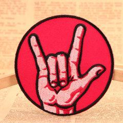 The Gesture of Peace Embroidered Patches