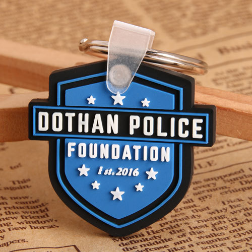 Dothan Police PVC Keychain