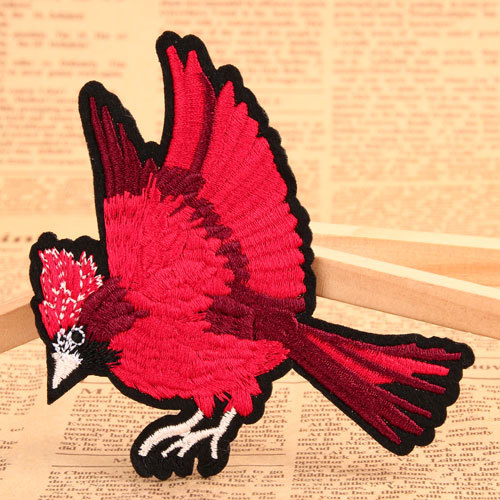 Cardinalis Make Embroidered Patches