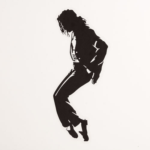 Michael Jackson Clear Stickers