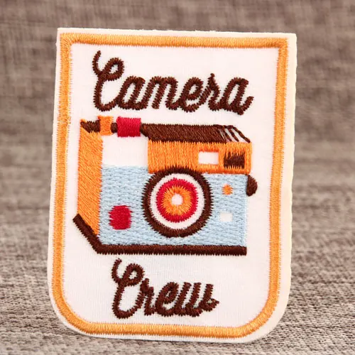 Camera Custom Embroidered Patches