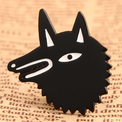 Custom Wolf Pins