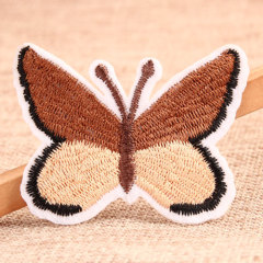 Pretty Butterfly Custom Embroidered Patches