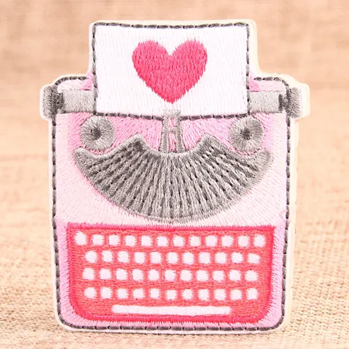 Typewriter Embroidered Patches