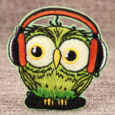 Funny Owl Custom Embroidered Patches