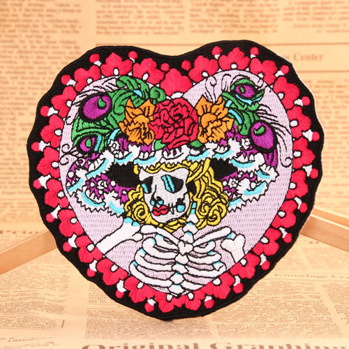The Girl Skull Patches