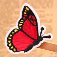 Flying Butterfly Embroidered Patches