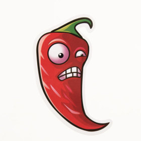 Chili Cartoon Custom Stickers