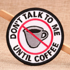 Don't Talk Embroidered Patches 