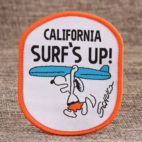 Snoopy Surf Woven Patches