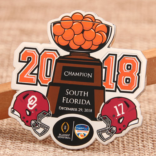 2018 Champion Custom Lapel Pins