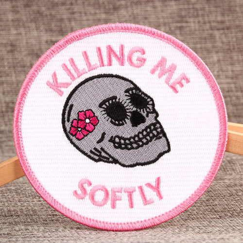 Love Skull Funny Patches
