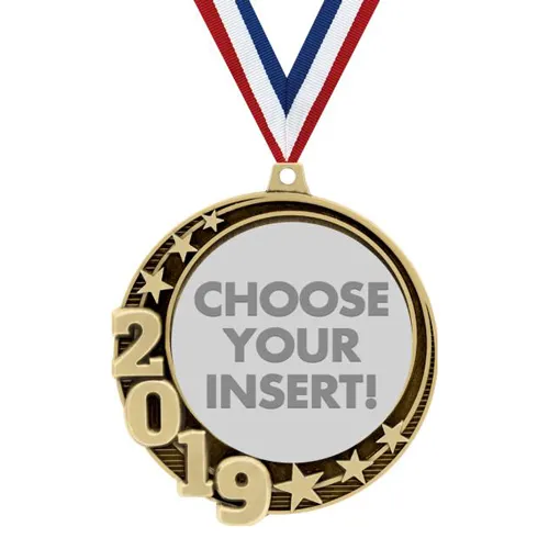 Crescent Insert Medals