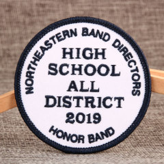 High School Embroidered Patches