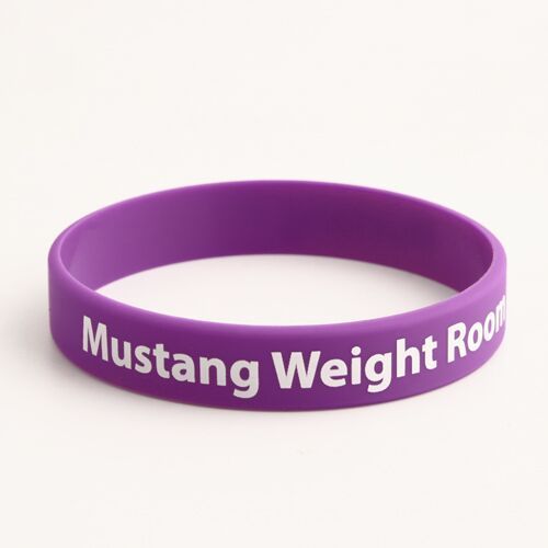 Mustang Weight Room Wristbands