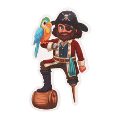 Pirate Custom Stickers