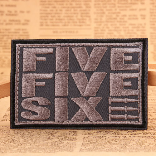 Five Five Six Cheap Custom Patches