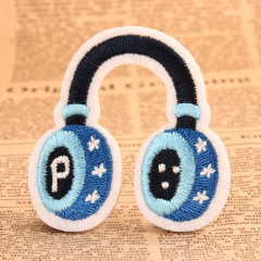 Blue Headphones Custom Patches Online