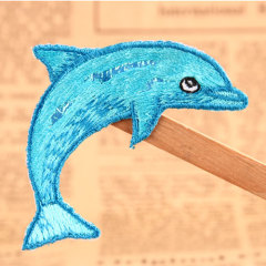 Blue Dolphin Custom Patches No Minimum