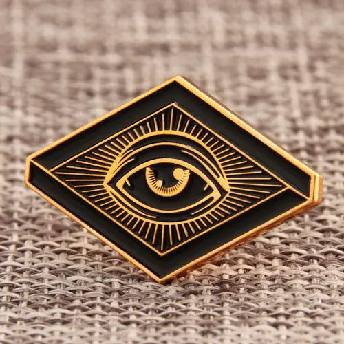 eyes custom hat pins