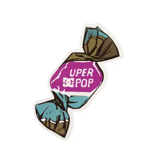 DC Shoes Uper Pop Custom Stickers