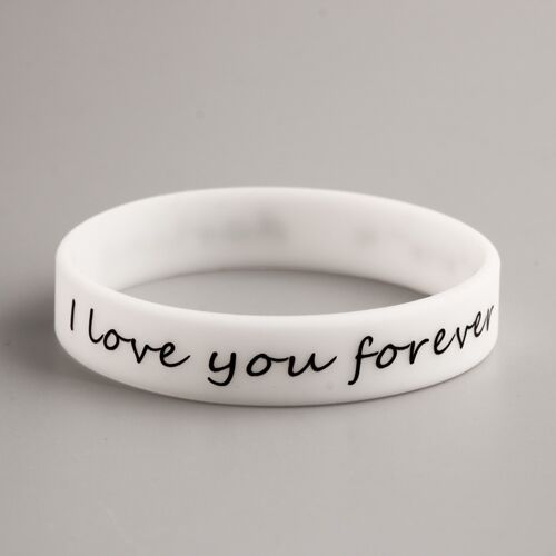 I love you forever wristbands