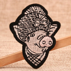 Gentleman Pig Personalized Patches 