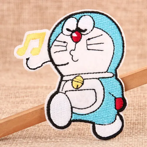 Doraeman Custom Embroidered Iron On Patches