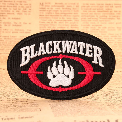 Black Water Custom Made Patches