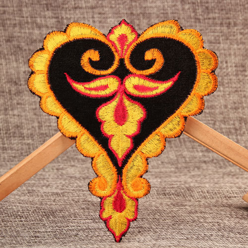 Heart-shaped National Costume Personalized Patches