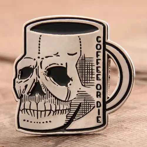 Skull Cap Enamel Pins