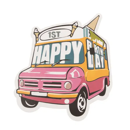 Ice Cream Truck Custom Stickers