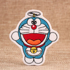 Flying Doraemon Embroidered Patches