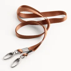 Grey Narrow Customize Lanyards