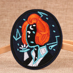 Long Hair Man Personalized Patches