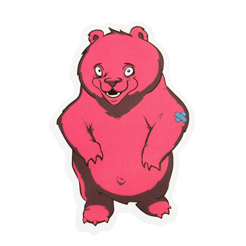 Pink Bear Custom Stickers