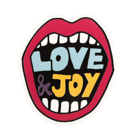 Love And Joy Custom Stickers