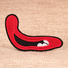 Red Shoes Custom Embroidered Patches