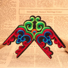 Swallow Shape Embroidered Patches