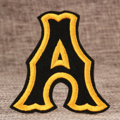 Letter A Cheap Custom Patches