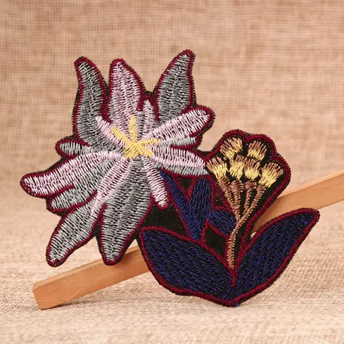 Pretty Flowers Custom Patches No Minimum