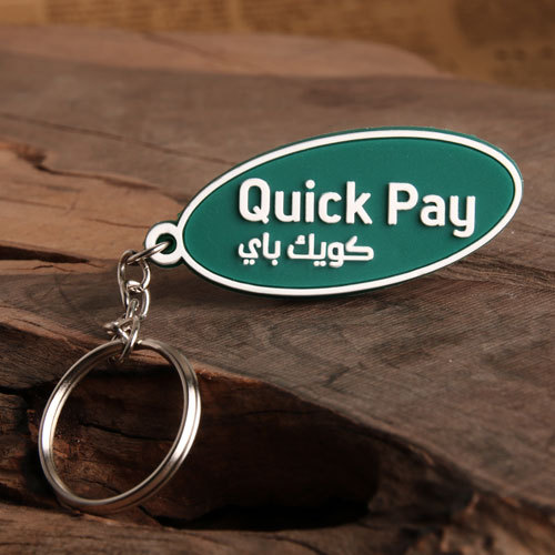 Quick Pay PVC Keychain