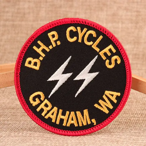 BHP Cycles Embroidered Patches