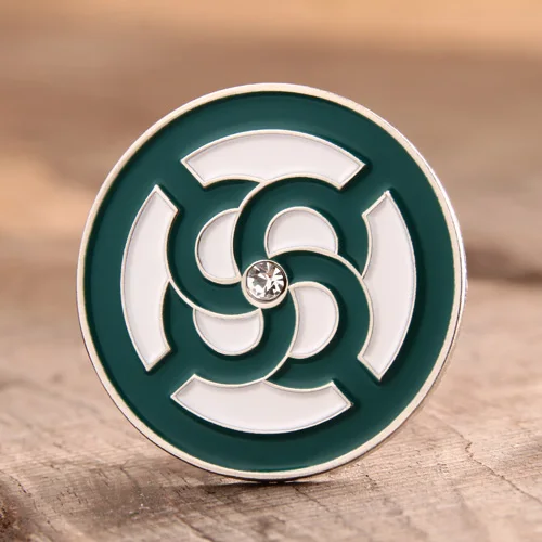 Soft Enamel Pins with Rhinestones