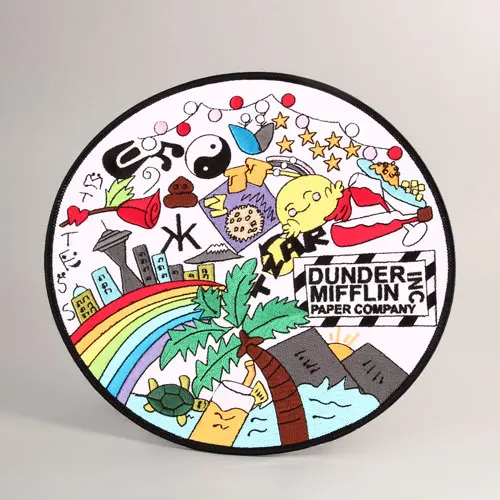 Big Round Embroidered Patches Big Round Embroidered Patches