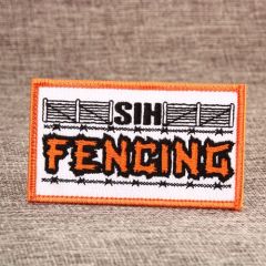 Fencing Custom Embroidered Name Patches No Minimum