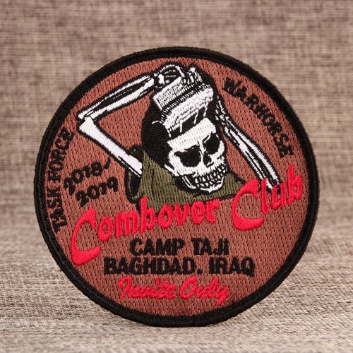 Combover Club Custom Patches for clothes