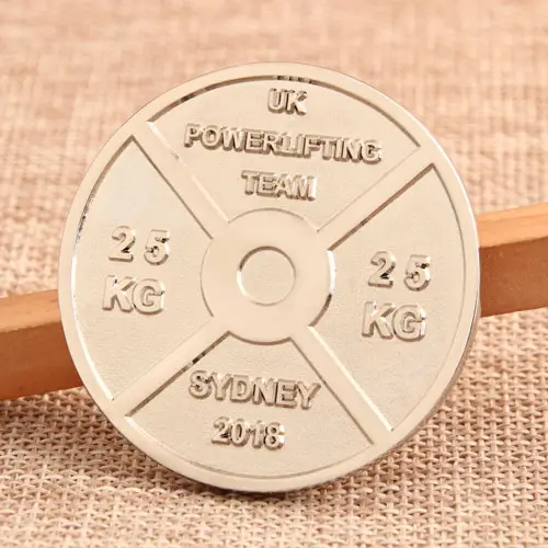 British Powerlifting Custom Coins